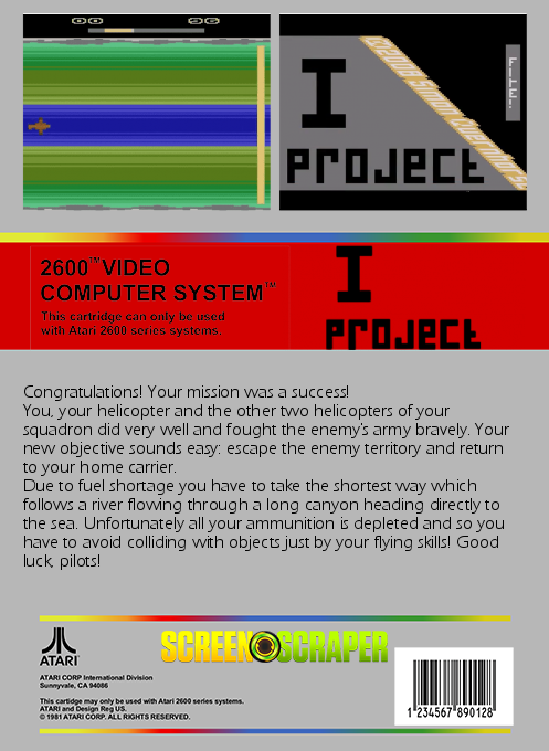 I Project (Homebrew) — Box back